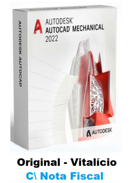 Autocad Mechanical 2022 Permanente Para Windows - C\ Nota Fiscal