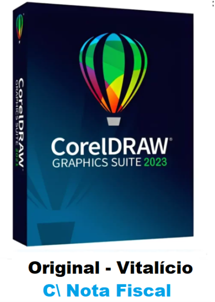 CorelDRAW Graphics Suite 2023 para Windows e MAC - Licença Vitalícia Original - C\ Nota Fiscal (Envio imediato por e-mail)