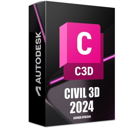 Autodesk Civil 3D 2024 – Licença Original – Vitalícia – Windows e Mac – C\ Nota Fiscal – Envio imediato por e-mail